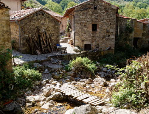 Subida al pueblo de Bulnes